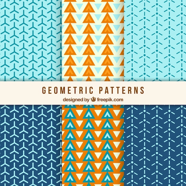 Inzameling van geometrische patronen