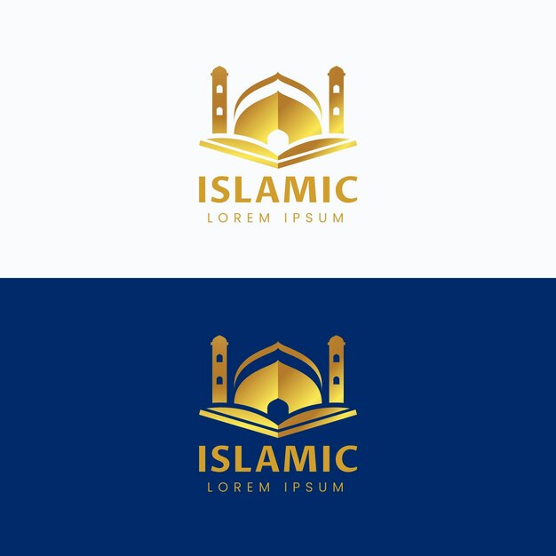 Islamitisch logo in twee kleuren