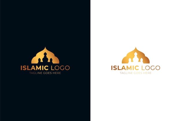 Islamitisch logo in twee kleuren