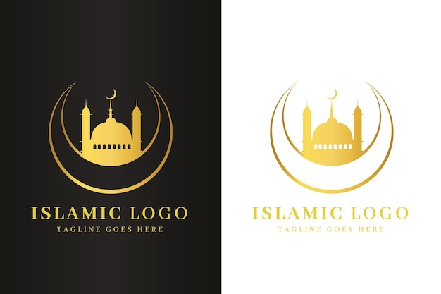 Islamitisch logo in twee kleuren