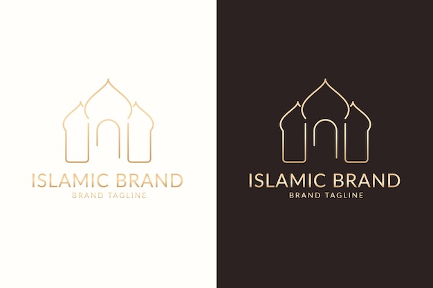 Islamitisch logo in twee kleuren
