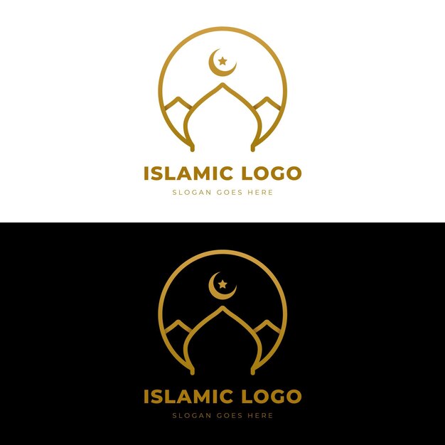 Islamitische logo sjabloon