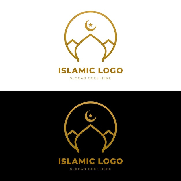 Islamitische logo sjabloon