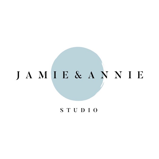 Jamie en Annie studio logo vector