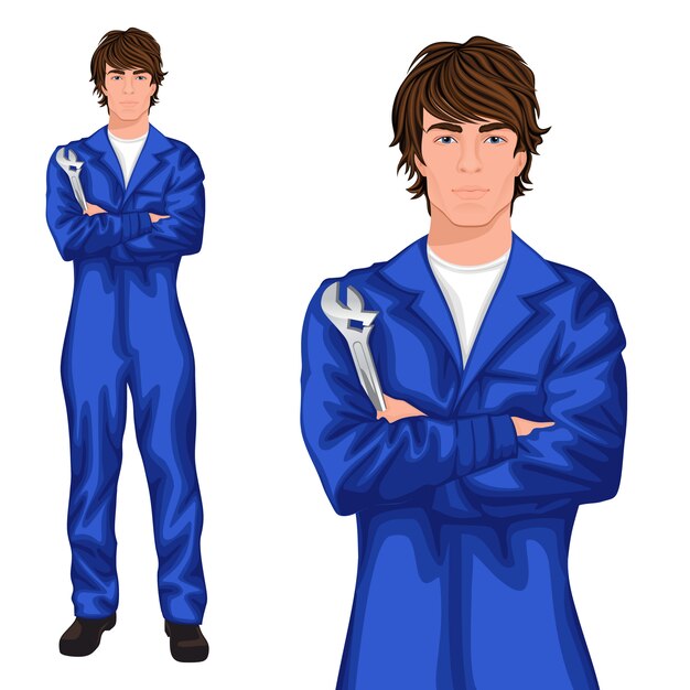 Jongeman mechanisch karakter