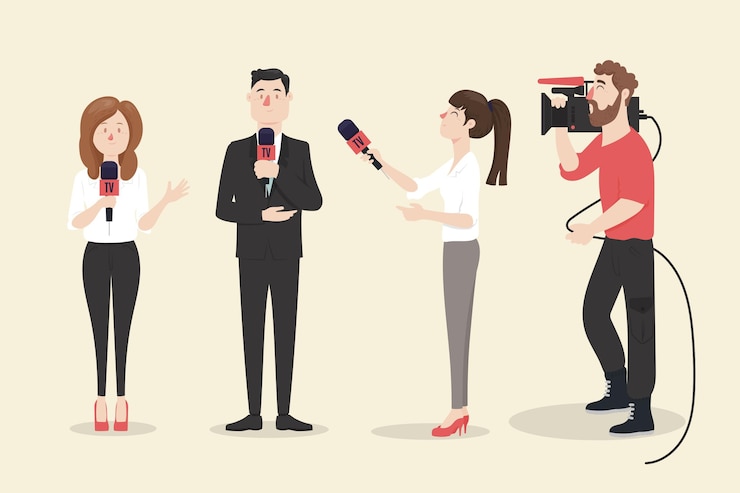 Gratis Vector journalistencollectie