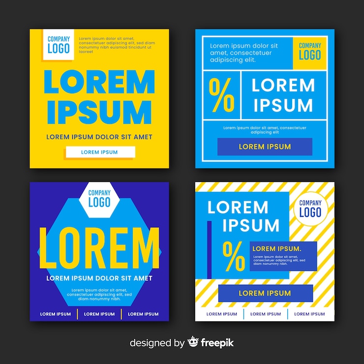 Gratis Vector kaart verzamelen marketing campagne achtergrond
