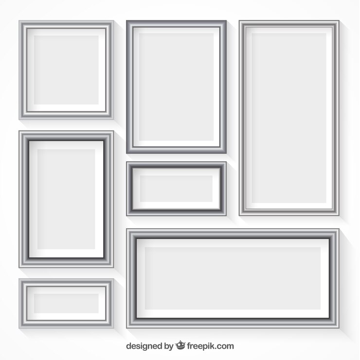 Gratis Vector kadersinzameling met gradiëntkleuren