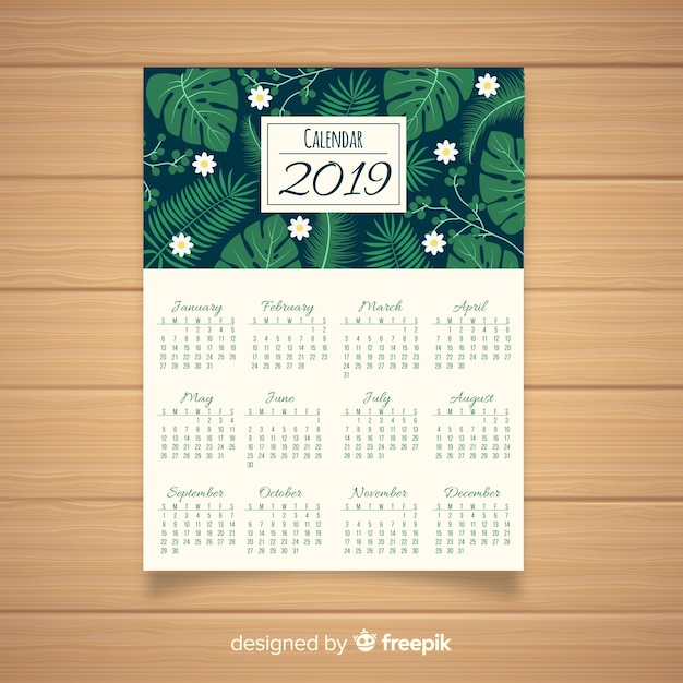 Kalender van 2019