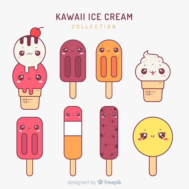 Kawaii-ijskarakters
