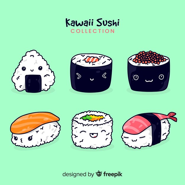 Kawaii sushi-collectio