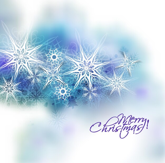 Gratis vector kerst achtergrond met sneeuwvlokken patroon vectorillustratie