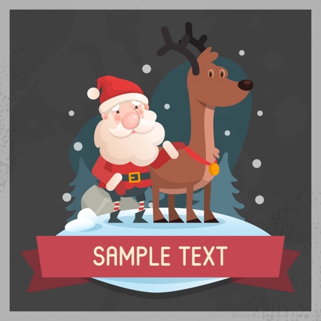 Gratis vector kerst achtergrond ontwerp