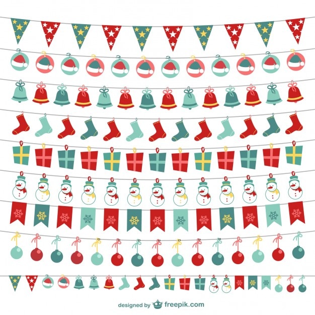 Gratis vector kerst gors collectie