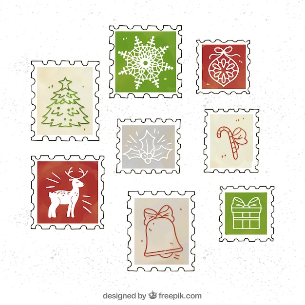 Kerst stempel collectie