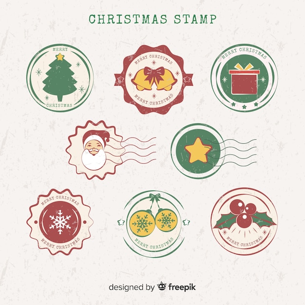 Kerst stempel collectie