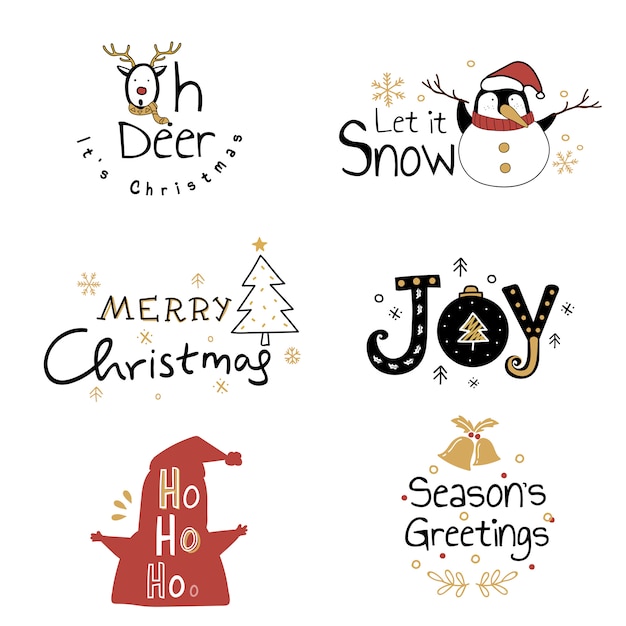 Kerst stickers