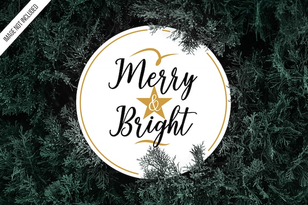 Gratis vector kerst typogaphy achtergrond