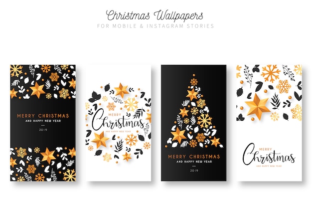 Kerst wallpapers voor mobile & instagram stories