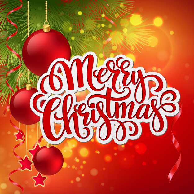 Kerst wenskaart. Vectorillustratie EPS 10