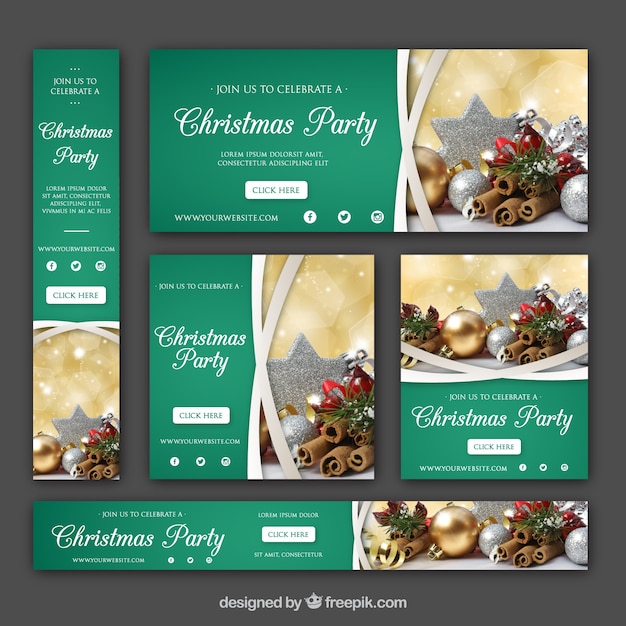 Kerstbanners pack