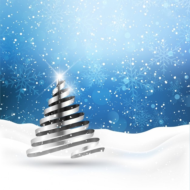 Gratis vector kerstboom achtergrond