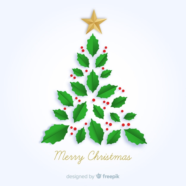 Gratis vector kerstboom