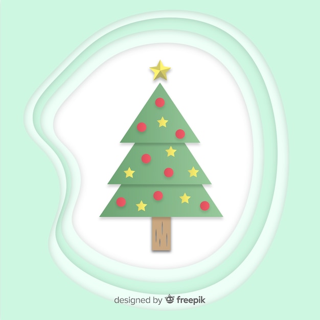 Gratis vector kerstboom