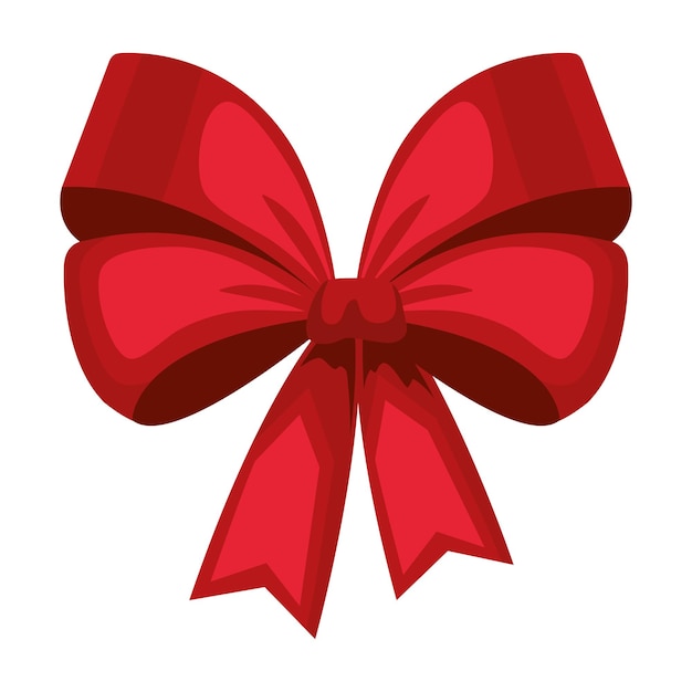 Gratis vector kerstcadeau boog