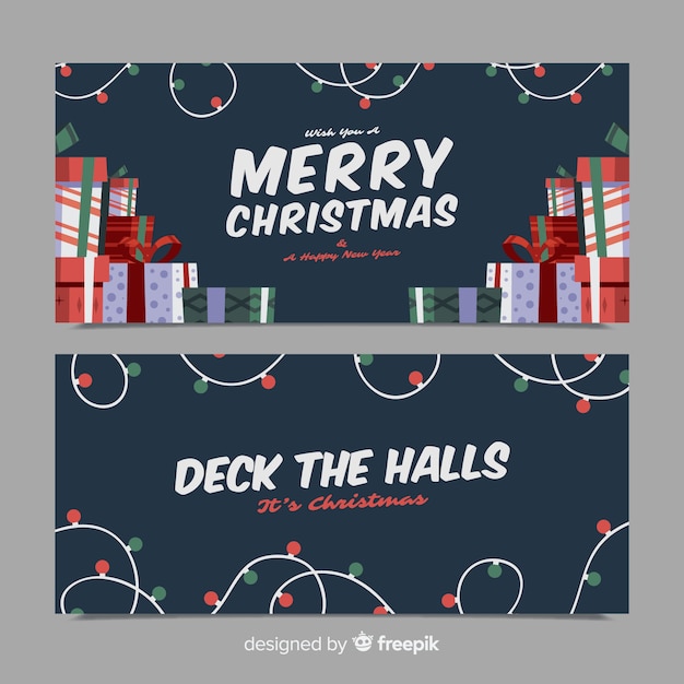 Kerstcadeaus carol banner