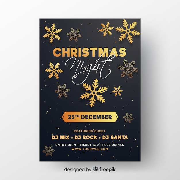 Gratis vector kerstfeest banner