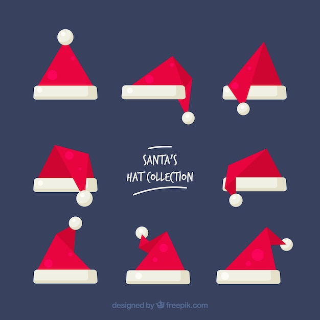 Gratis vector kerstman hoes set