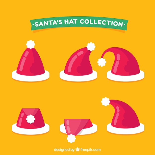 Gratis vector kerstman hoes set