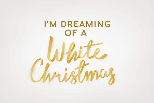 Kerstmis citaat achtergrond, gouden vakantie typografie vector