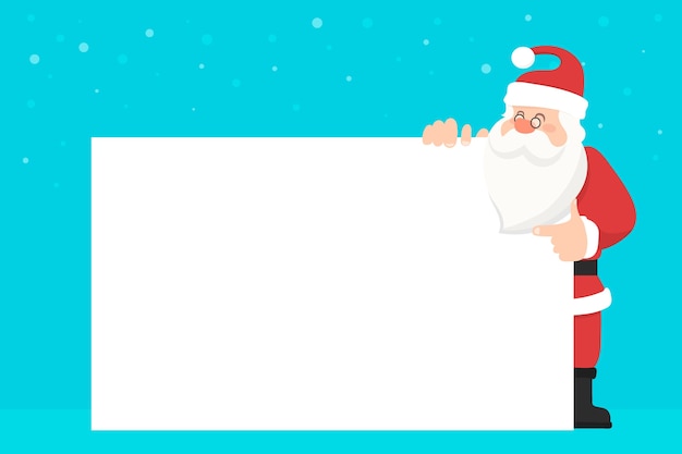 Gratis vector kerstmis karakter bedrijf leeg banner