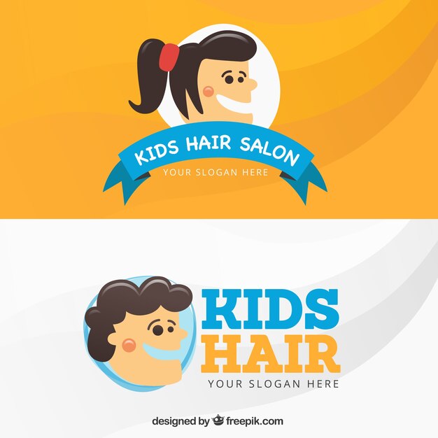 Kids Hair Salon Business Card