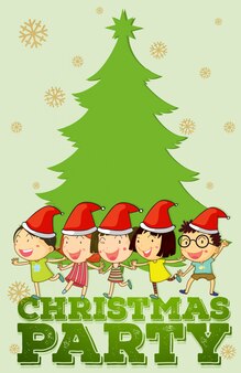 Kinderen zingen kerstliedjes