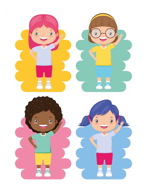 Gratis vector kinderen zone achtergrond