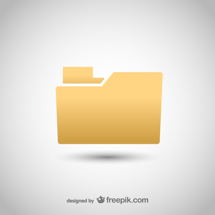Gratis Vector klassieke folder icon