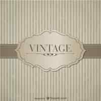 Gratis vector klassieke retro label vector materiaal