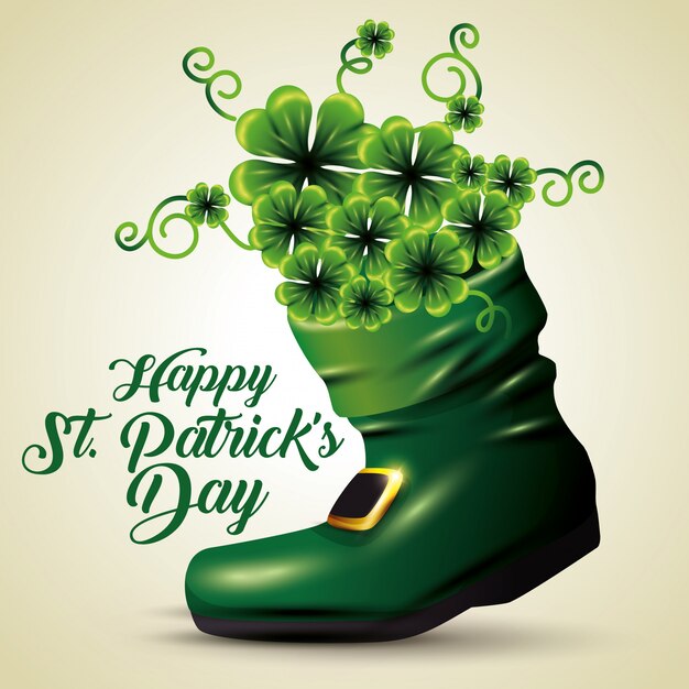 Klavers in de boot naar St Patrick's Day-evenement