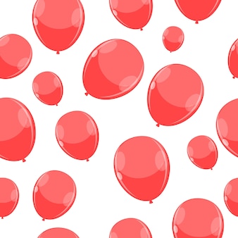 Kleur glanzende ballonnen gelast patroon achtergrond vector illustra