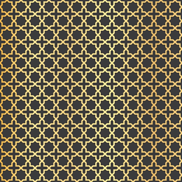 Kleurovergang gouden Arabisch patroon