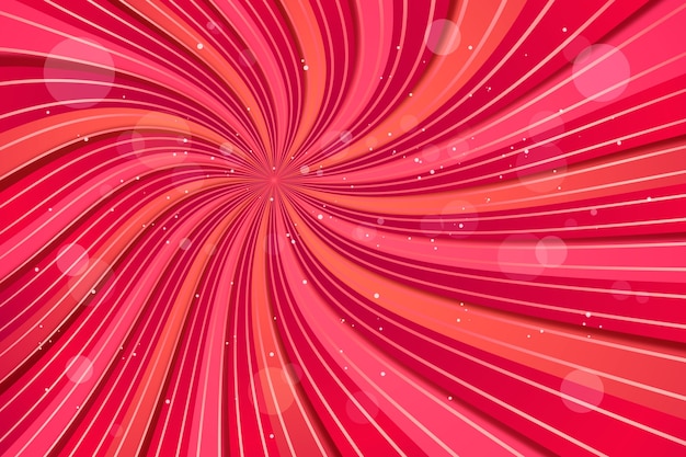 Gratis vector kleurovergang rode swirl achtergrond