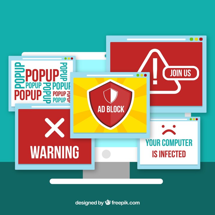 Gratis Vector kleurrijk advertentieblokconcept met vlak ontwerp