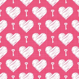 Kleurrijk hartenpatroon. valentijnsdag achtergrond voor vakantie sjabloon. creatieve en luxe stijlillustratie