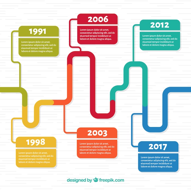 Gratis vector kleurrijk infografisch ontwerp