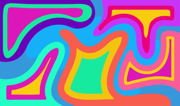 Gratis vector kleurrijk patroon en achtergrond