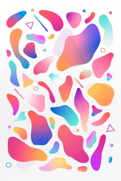 Gratis vector kleurrijke abstracte achtergrond