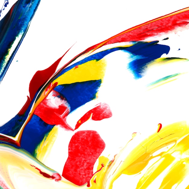 Kleurrijke abstracte acryl penseelstreek gestructureerde achtergrond
